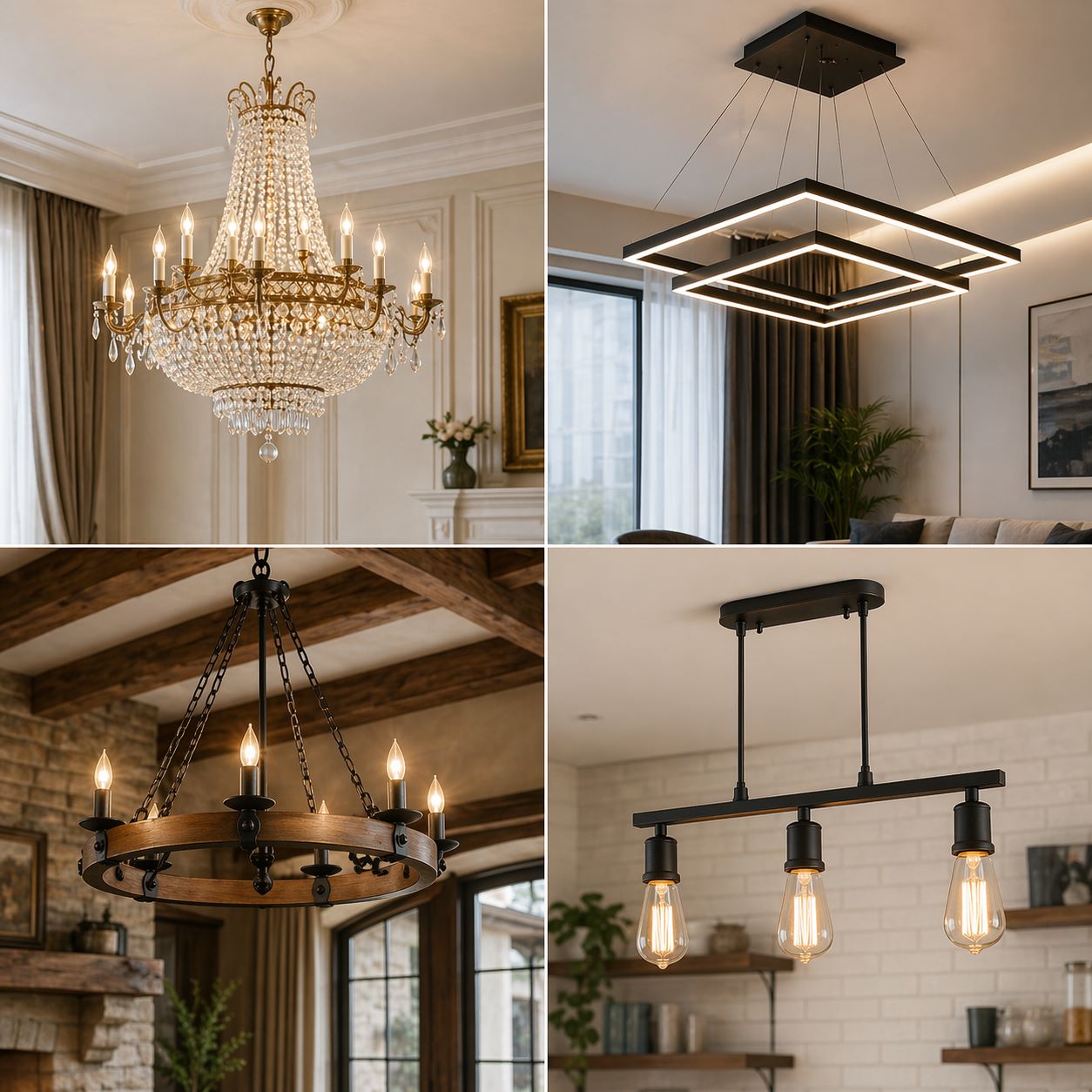 Різновиди люстр: які типи і види бувають?