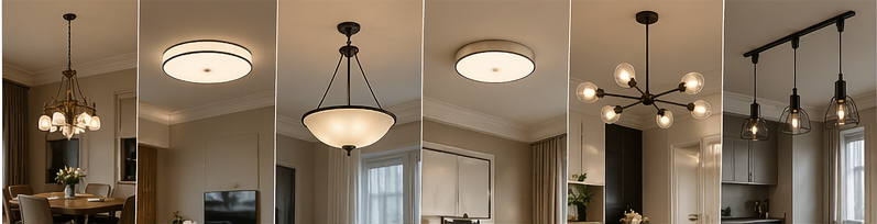 Основні види люстр за типом конструкції