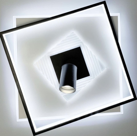 Світлодіодний стельовий світильник з направляючим спотом