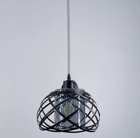 Креативный светильник с янтарным или графитовым плафоном