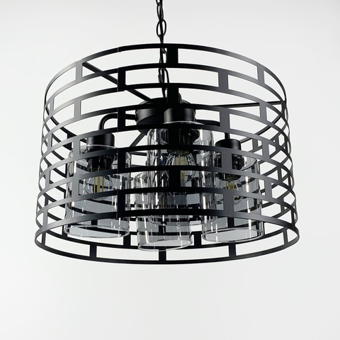 Подвесной светильник в стиле Лофт на 4 лампы