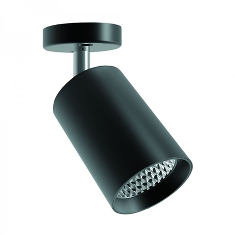 Накладний поворотний спот чорного кольору