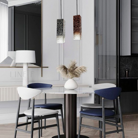 Подвесной светильник в стиле LOFT с градиентным плафоном