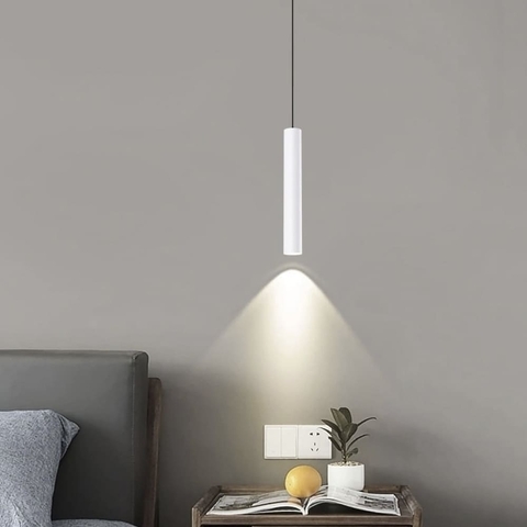 Подвесной светильник в белом корпусе 34х7 см, мощностью 15W