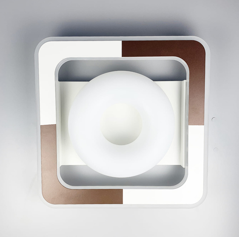 LED люстра у двоколірному корпусі