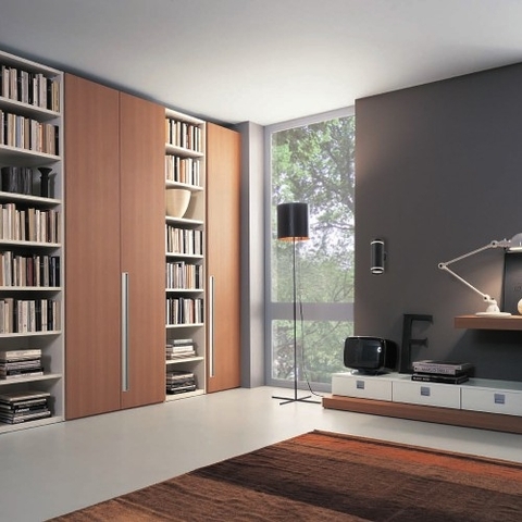 Накладні подвійні світильники з декоративними кільцями у чорному корпусі