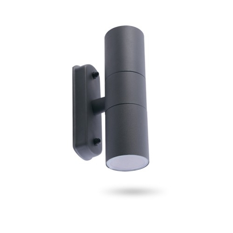 Архітектурний світильник у сірому каркасі