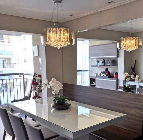 Дизайнерська люстра з краплями