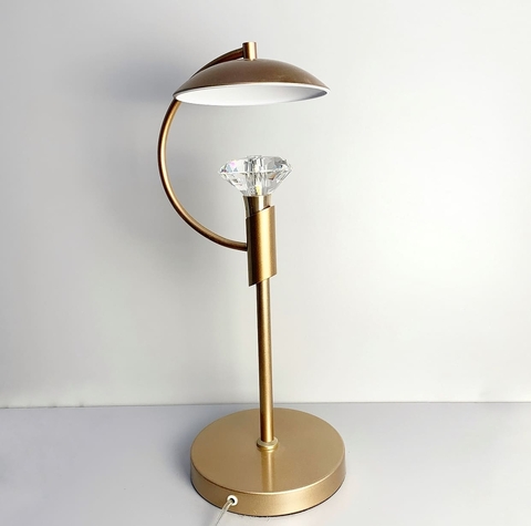 Настільна декоративна лампа із кришталевою лампочкою