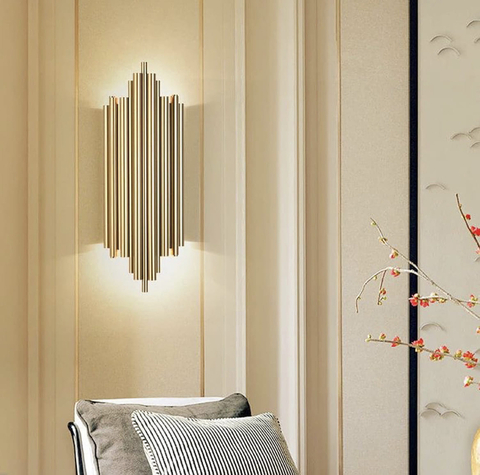 Дизайнерський настінний світильник Harmonic Gold