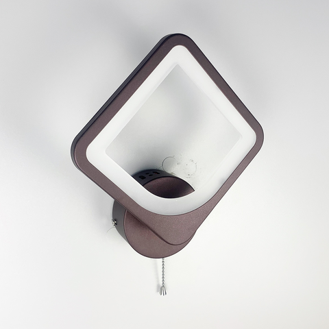 Минималистичные бра LED в корпусе coffee