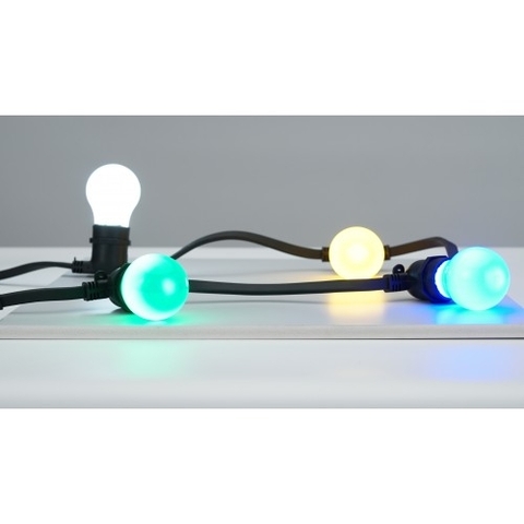 Гирлянда для улицы черного цвета 8 м 10 ламп