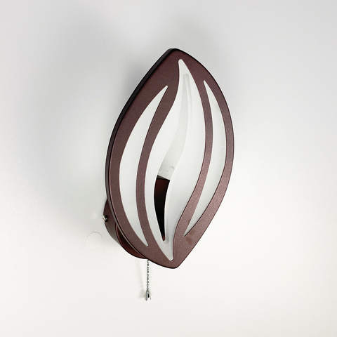 Бра LED в форме лепестка цвета coffee