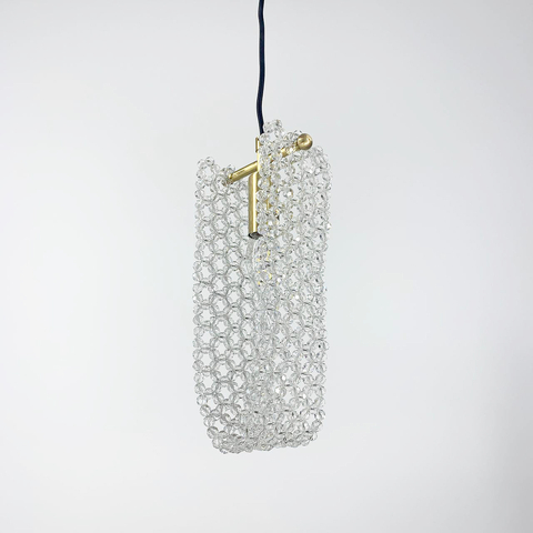 Подвесной светильник с хрустальными бусинами