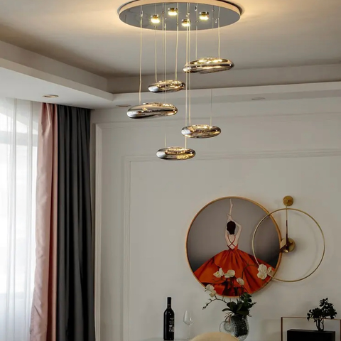 Стельова люстра Water Drops