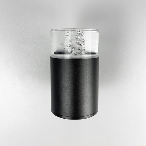 Фасадный цилиндрический светильник с эффектом капель