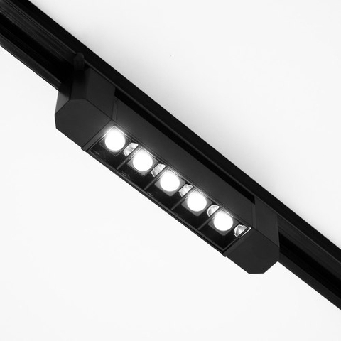 Світильник LED трековий 10W 204x33x55 BLACK