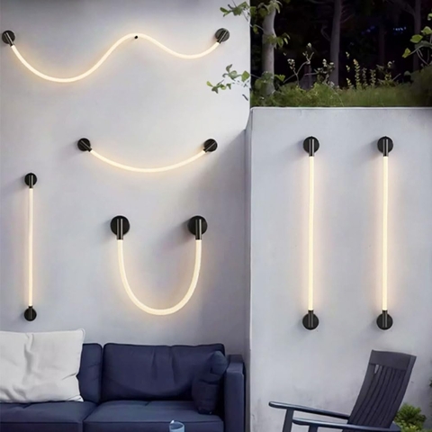 Інноваційний настінний світильник у неоном 60 см