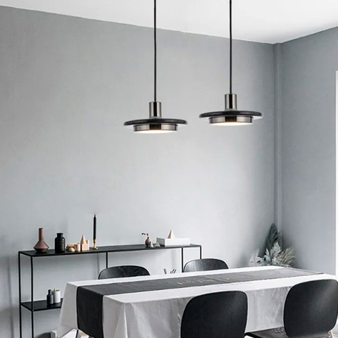 Подвес Lumina с черным мраморным плафоном LED в стиле Ар-деко