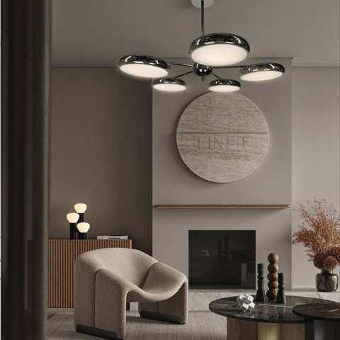 Люстра дизайнерская на 5 световых блоков