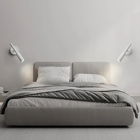 Настінне біле бра BERNARD із регулюючим механізмом