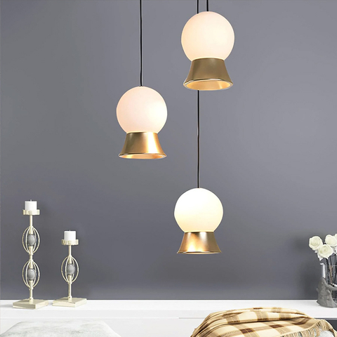 Підвісний світильник Fuji LED у золотому корпусі