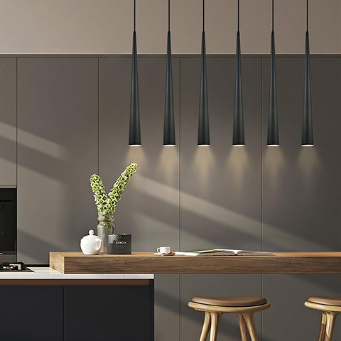 Світильник NUT ONE у чорному корпусі в стилі модерн