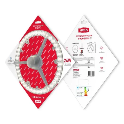 Светильник светодиодный MAXUS Led Module 24W 4100K Circle