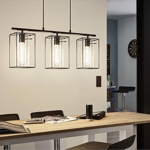 Люстра видовжена Loncino на 3 плафони