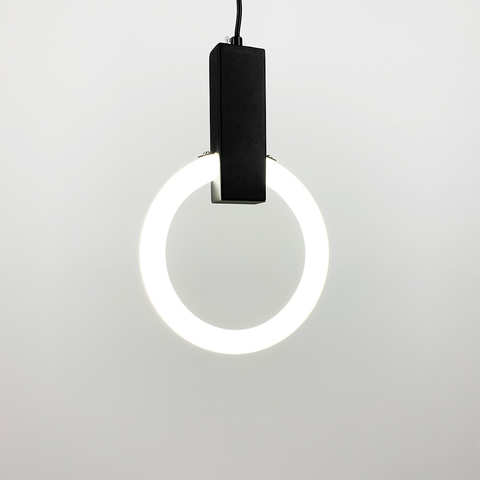 Кольцевой подвес в черном корпусе Ø 20 см