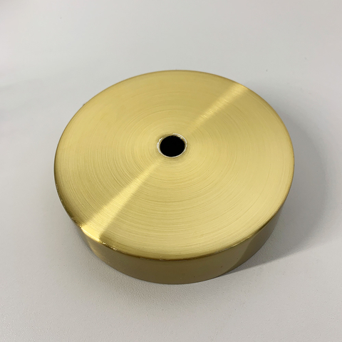 Одинарна кругла стельова основа у кольорі латунь