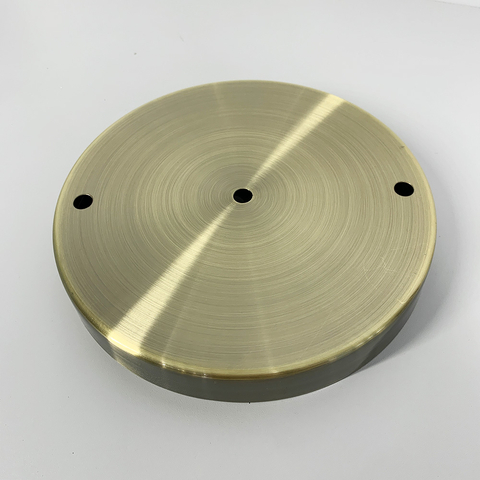 Подвійна кругла стельова основа у кольорі бронза