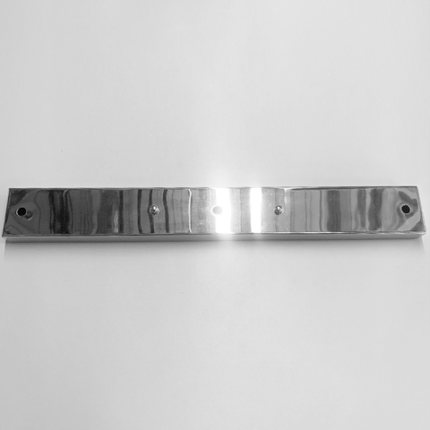 Тройное прямоугольное потолочное основание в цвете хром 50х6х2,5 см