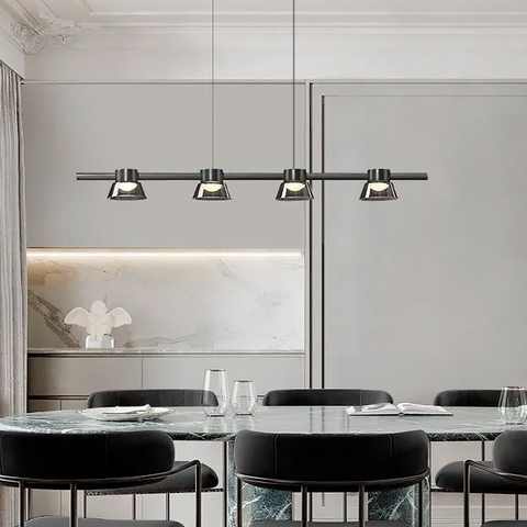 Видовжена люстра HILDFRID на 4 плафони