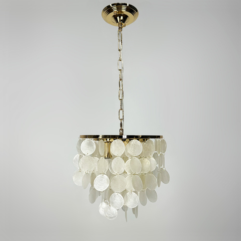 Золотой подвес ATHELIA с перламутровыми пластинами