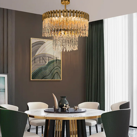 Люстра-репліка Crystal Icicle на 9 ламп (діаметр 60 см)