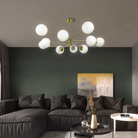 Стельова люстра Right Selection на 10 плафонів