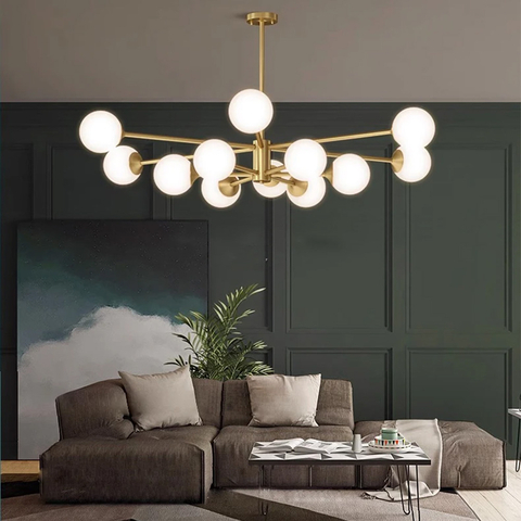 Стельова люстра Right Selection на 12 плафонів