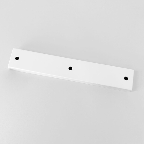 Двойное прямоугольное потолочное основание в белом цвете 35х6х2,5 см