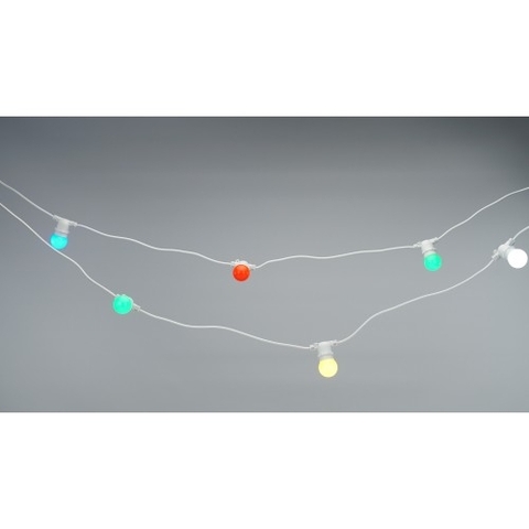 Гірлянда для вулиці білого кольору 8 м 10 ламп