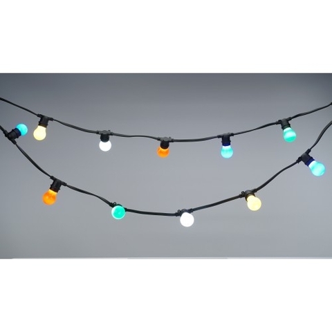 Гирлянда для улицы черного цвета 8 м 10 ламп