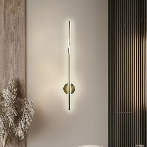 Видовжене світлодіодне латунне бра 80 см 4000K