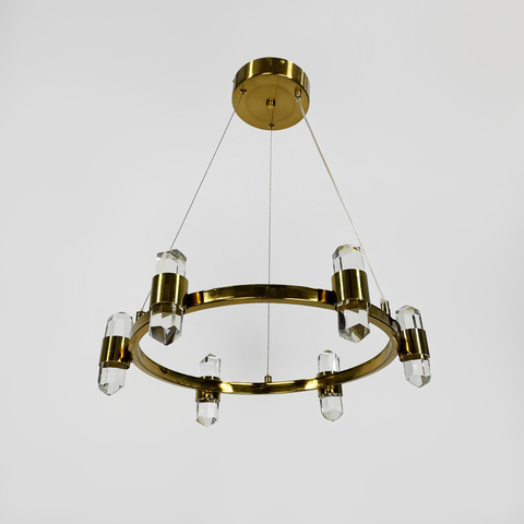 Елегантна люстра з кришталевими елементами  Ø 50 см