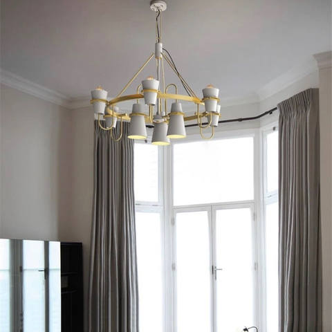 Дизайнерський світильник з унікальним дворівневим каркасом