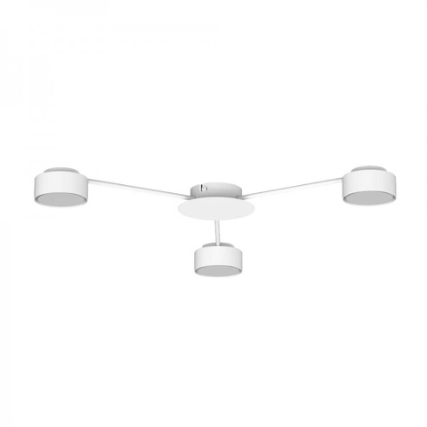 Накладний світильник Ledcoin білий на 3 лампи GХ53