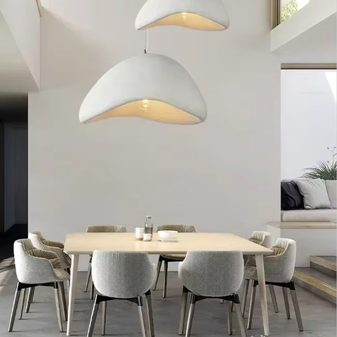 Светильник-облако с белым фактурным корпусом 80х70х60 см