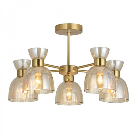 Люстра Ardero MARSEILLE GOLD на 5 плафонів Ø 56 см