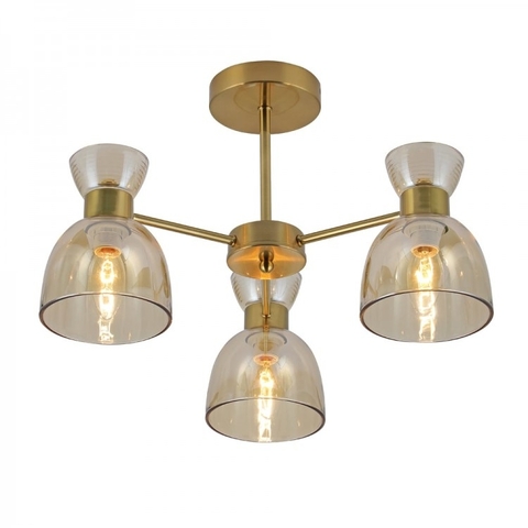 Люстра Ardero MARSEILLE GOLD на 3 плафони Ø 50 см