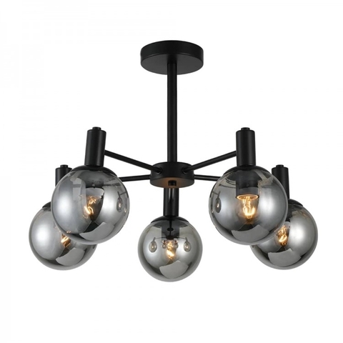 Люстра Ardero NEAPOL BLACK на 5 плафонів Ø 57 см