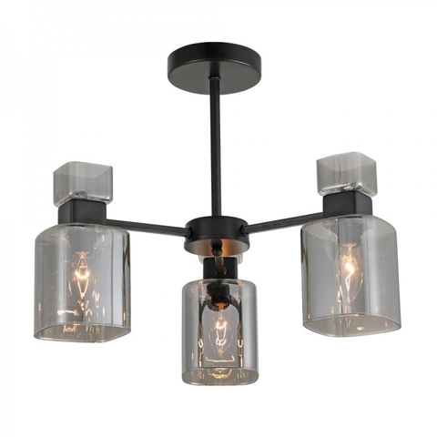 Люстра Ardero OLIVIA BLACK на 3 плафони Ø 46 см